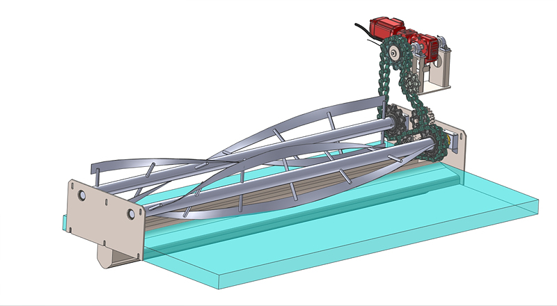 dual helica skimmer 2